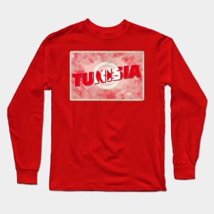 Tunisia vintage style retro souvenir Long Sleeve T-Shirt